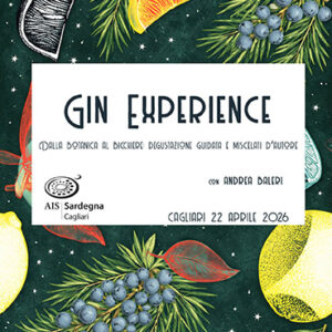 Gin Experience: dalla botanica al bicchiere: degustazione guidata e miscelati d’autore